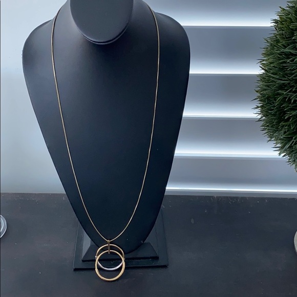 Jenny Bird Jewelry - Jenny bird new double ring silver & gold necklace